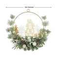thumbnail image 4 of Member's Mark 24" Pre-Lit Village Wreath, 4 of 5