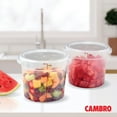 thumbnail image 2 of Cambro Round Translucent Container with Lid 6 qt., 2 pk., 2 of 6