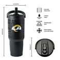 thumbnail image 3 of Logo Brands Los Angeles Rams Stainless Steel Tumbler Set, 3 of 7