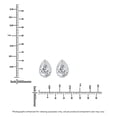 thumbnail image 3 of Lab Created Fancy Cut Diamond Stud Earrings in 14K Gold, 3 of 6