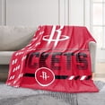 thumbnail image 2 of Logo Brands Houston Rockets 60"x70" Super Plush Blanket, 2 of 7