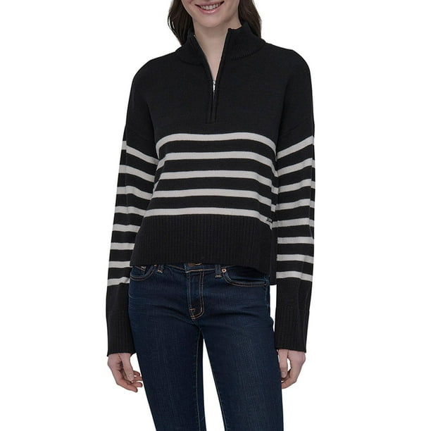 archive dkny ds zip knit ドライバーズニット DKNY Women's Quarter-Zip Sweater - Samsclub.com