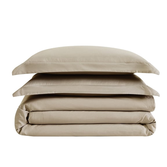 London Fog Garment Wash Solid Duvet Cover Set, Assorted Sizes