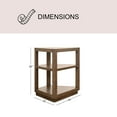 thumbnail image 4 of Marlow Solid Wood End Table, Natural, 4 of 9