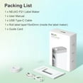 thumbnail image 5 of Nelko P21 Bluetooth Label Printer with 14x40mm 100pcs roll, 5 of 5