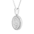 thumbnail image 2 of Diamond Initial Pendant Necklace in Sterling Silver, 2 of 5