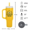 thumbnail image 3 of Logo Brands Green Bay Packers Stainless Steel Leakproof Tumbler, 3 of 6