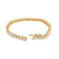 thumbnail image 3 of 6.96 CT. T.W. Diamond Tennis Bracelet in 14K Gold, 3 of 8