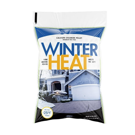Winter Heat Calcium Chloride Ice Melt, 50 lbs.