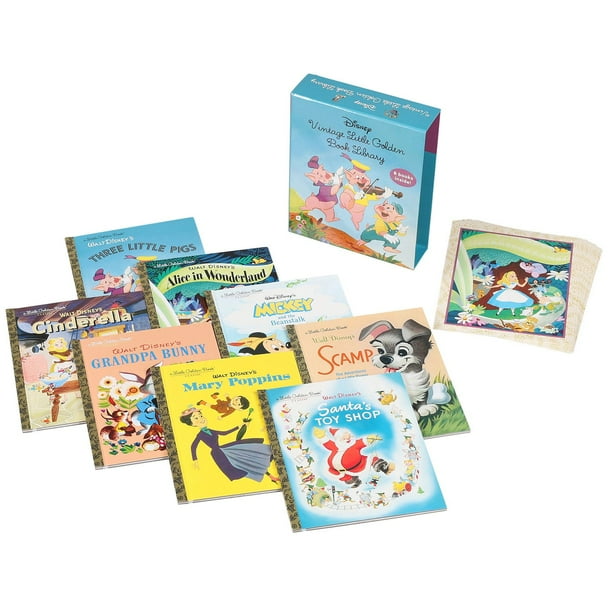 【新品未開封】ディズニー 絵本 Little Golden Books 5冊 12 Beloved Disney Classic Little Golden Books (Boxed Set) - by