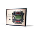 thumbnail image 1 of YouTheFan NFL 17" x 13" 5-Layer Stadium View 3D Wall Art, 1 of 5