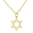 thumbnail image 1 of Star of David Pendant Necklace in 14K Gold, 1 of 4