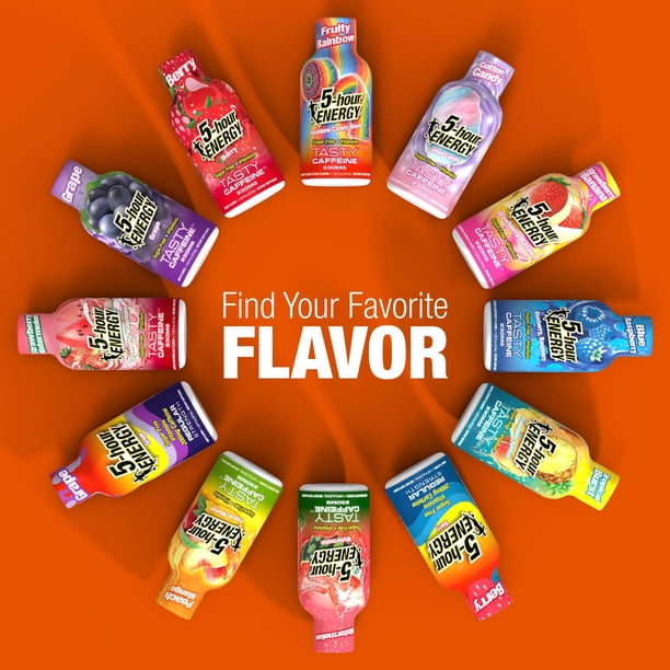 5-hour ENERGY Shot, Extra Strength, Peach Mango 1.93 oz., 24 pk