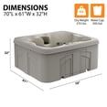 thumbnail image 6 of Lifesmart LS100DX 4-Person 20-Jet 110v Plug and Play Spa with Waterfall, 6 of 10
