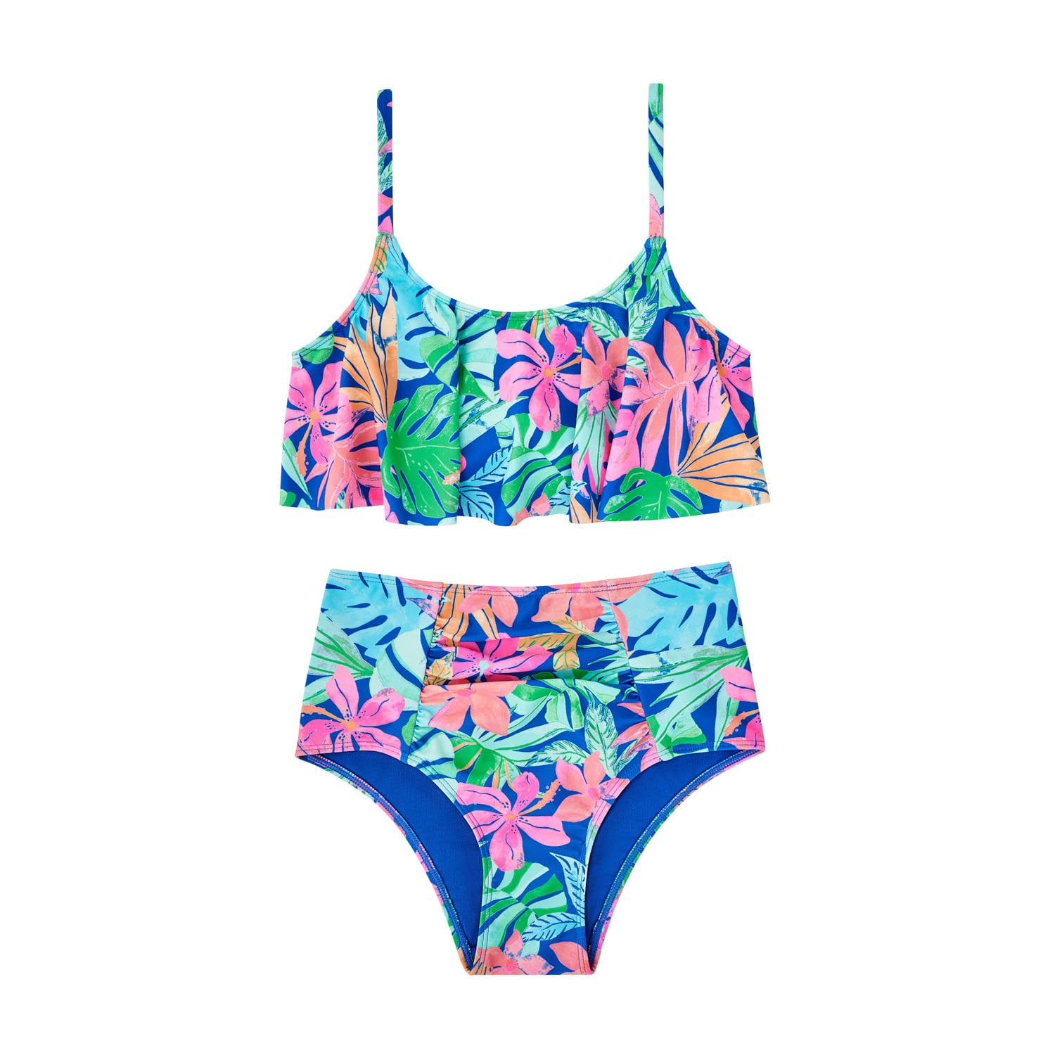 Member's Mark Girls 2-Piece Flounce Swim Set - Samsclub.com