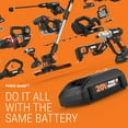 thumbnail image 7 of Worx 20V Power Share - 3PC Cordless Combo Kit (Blower, Trimmer, and Hedge Trimmer), 7 of 7