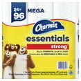 thumbnail image 1 of Charmin Essentials Strong 1-Ply Toilet Paper Mega Roll  429 Sheets/Roll, 24 Rolls, 1 of 4