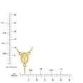 thumbnail image 8 of High Polish Rosary Bead Necklace in 14K Gold, 8 of 8