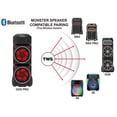 thumbnail image 8 of NEW! Monster GI30 Pro High Power 2000W Bluetooth Party Speaker with deep bass and RGB LED Lights, 8 of 11