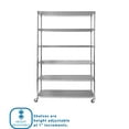 thumbnail image 3 of Member's Mark 6-Tier NSF Heavy Duty Wire Shelving, 47.75" W x 18" D x 75.5" H, 3 of 19