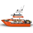 thumbnail image 3 of LEGO City Coast Guard Rescue Boat & Helicopter Building Set, 742 pc., 3 of 6