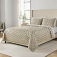 thumbnail image 1 of Member's Mark 3-Piece Printed Velvet Quilt Sets, Assorted Sizes, 1 of 5
