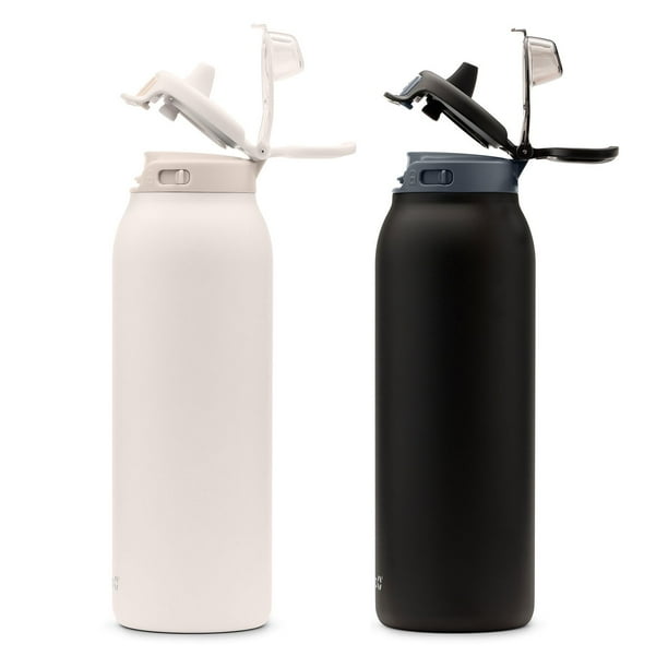 Ello Pop & Fill 32oz. 2-Pack Stainless Steel Water Bottle with