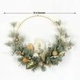 thumbnail image 4 of Member's Mark 24" Pre-Lit Village Wreath, 4 of 5