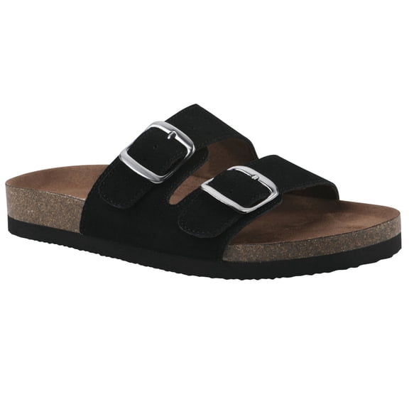 Mountain Sole Women's Double Buckle Leather Sandal