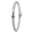 thumbnail image 3 of Italian High Polished Bangle in Sterling Silver, 3 of 7