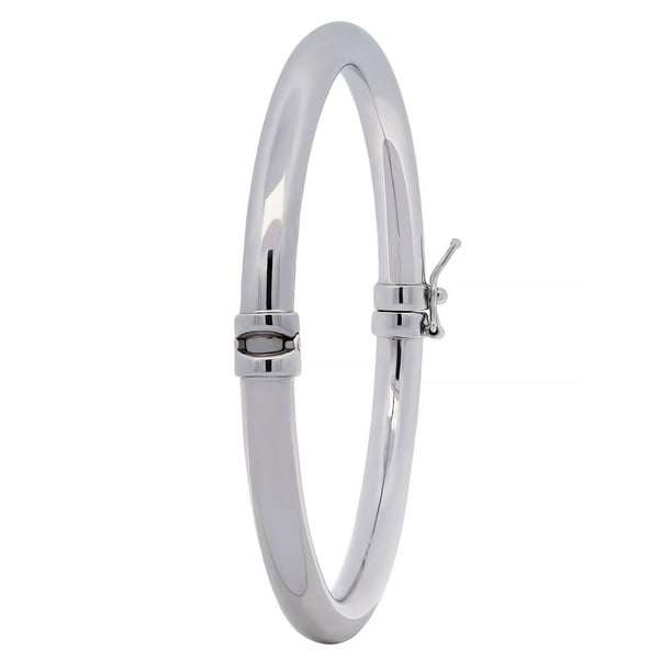 Italian High Polished Bangle in Sterling Silver - Samsclub.com