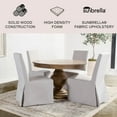 thumbnail image 2 of Toscana Round Expandable Dining Set with Sunbrella Slipcover Dining Chairs, Assorted Colors, 2 of 11