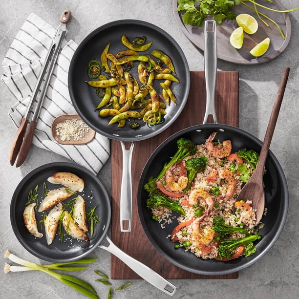 Member's Mark 3-Piece Hard Anodized Fry Pan Set - Samsclub.com