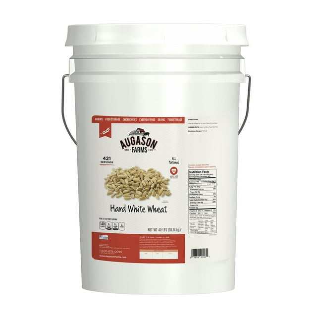 Augason Farms Hard Red Wheat Pail (40 lbs.)