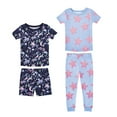 thumbnail image 2 of Member's Mark Girls 4-Piece Organic Cotton Pajamas, 2 of 9