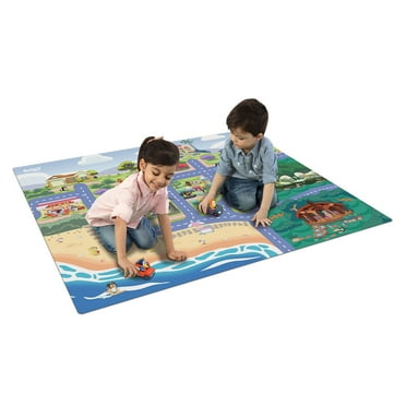Megamat Jumbo Floor Playmat with 2 Character Vehicles