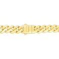 thumbnail image 2 of Miami Cuban Chain Bracelet in 14K Gold, 2 of 6