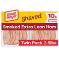 thumbnail image 1 of Oscar Mayer Shaved Smoked Extra Lean Ham, 1.25 lb. each, 2 ct., 1 of 11