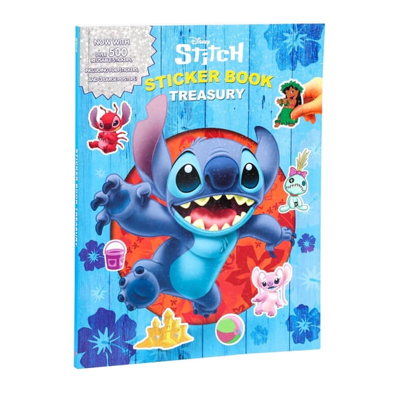 Disney Stitch Sticker Book Treasury, Paperback