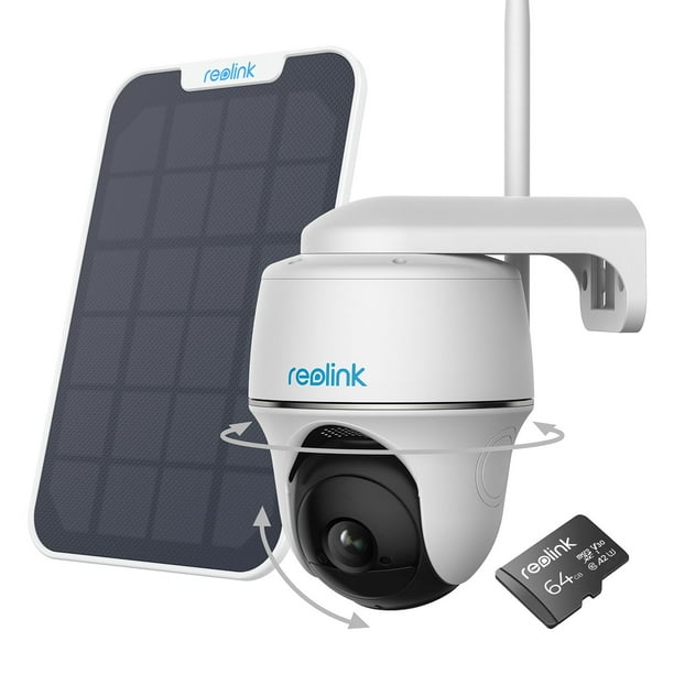 Reolink Argus PT Plus 2K Wireless WI-Fi Pan-Tilt Solar Outdoor