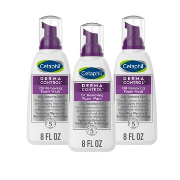 Cetaphil Oil Removing Foam Wash, 8 fl. oz., 3 pk.