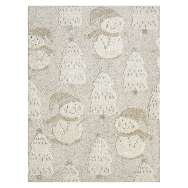 Frosty Bells Winter Whispers Holiday Area Rug, Assorted Sizes