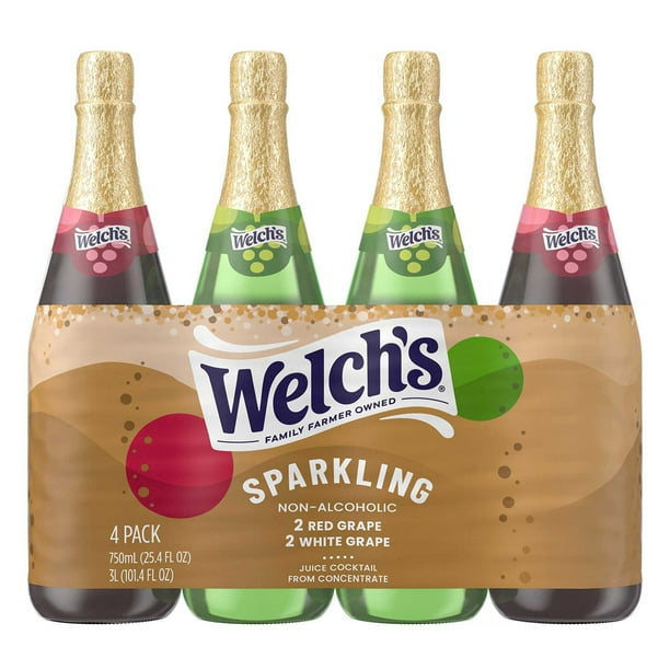 Welch's Sparkling Juice Cocktail Variety Pack 750 ml, pk