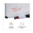 thumbnail image 2 of Universal Melamine Dry Erase Board, 48" x 36", White, Black/Gray Aluminum/Plastic Frame, 2 of 8