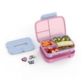 thumbnail image 3 of Ello Benni Kids Bento Lunch Box with Carry Handle & Ice Pack, 3 of 6