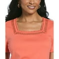 thumbnail image 3 of Rafaella Women's Squareneck Top, 3 of 4