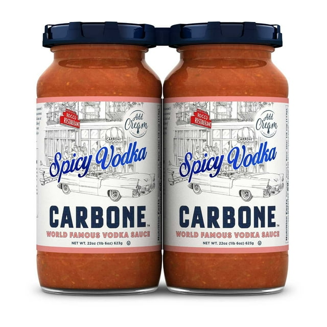Carbone Fine Foods Spicy Vodka Pasta Sauce, 22 oz., 2 pk.