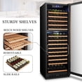 thumbnail image 12 of Lanbo 24 Inch 165 Bottle Single Zone Wine Cooler Fridge, 12 of 16