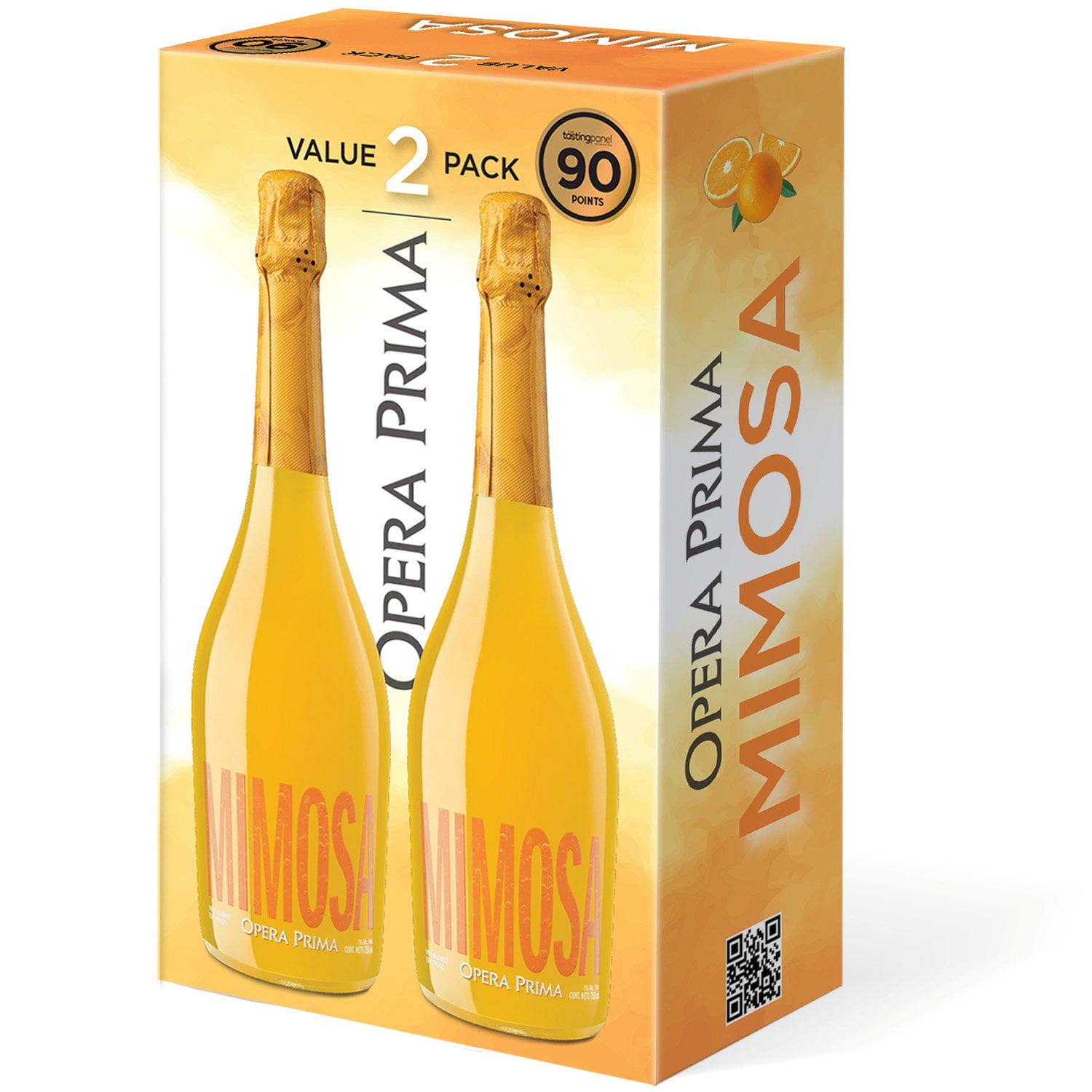 Opera Prima Mimosa Sparkling Wine Cocktail, 750 ml, 2 pk