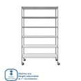 thumbnail image 4 of Member's Mark 6-Tier NSF Heavy Duty Wire Shelving, 47.75" W x 18" D x 75.5" H, 4 of 16